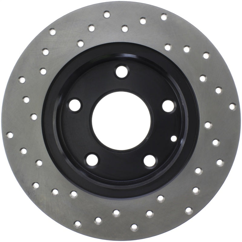 StopTech Sport Cross Drilled Brake Rotor - Rear Right