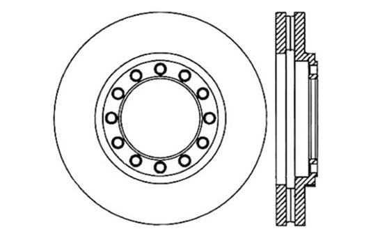 StopTech Slotted & Drilled Sport Brake Rotor