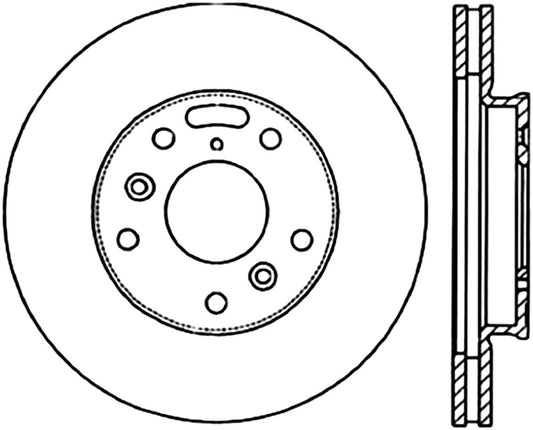 StopTech Slotted & Drilled Sport Brake Rotor