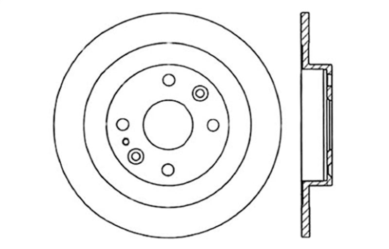 StopTech Slotted & Drilled Sport Brake Rotor