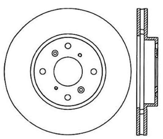 StopTech Slotted & Drilled Sport Brake Rotor