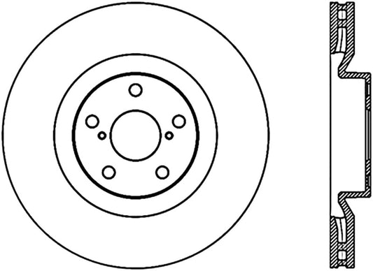 StopTech Slotted & Drilled Sport Brake Rotor