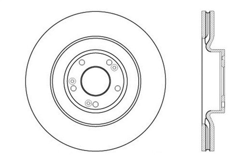 StopTech Slotted & Drilled Sport Brake Rotor