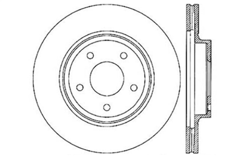 StopTech Slotted & Drilled Sport Brake Rotor