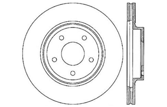 StopTech Slotted & Drilled Sport Brake Rotor