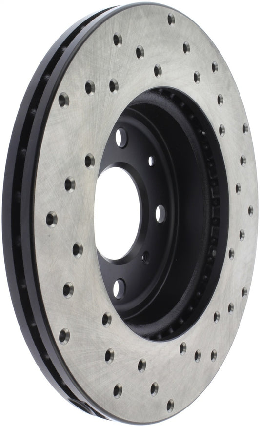 StopTech Sport Cross Drilled Brake Rotor - Rear Right