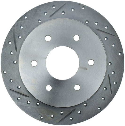 StopTech Select Sport Drilled & Slotted Rotor - Front Left