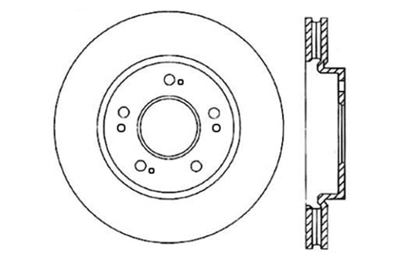 StopTech Slotted & Drilled Sport Brake Rotor