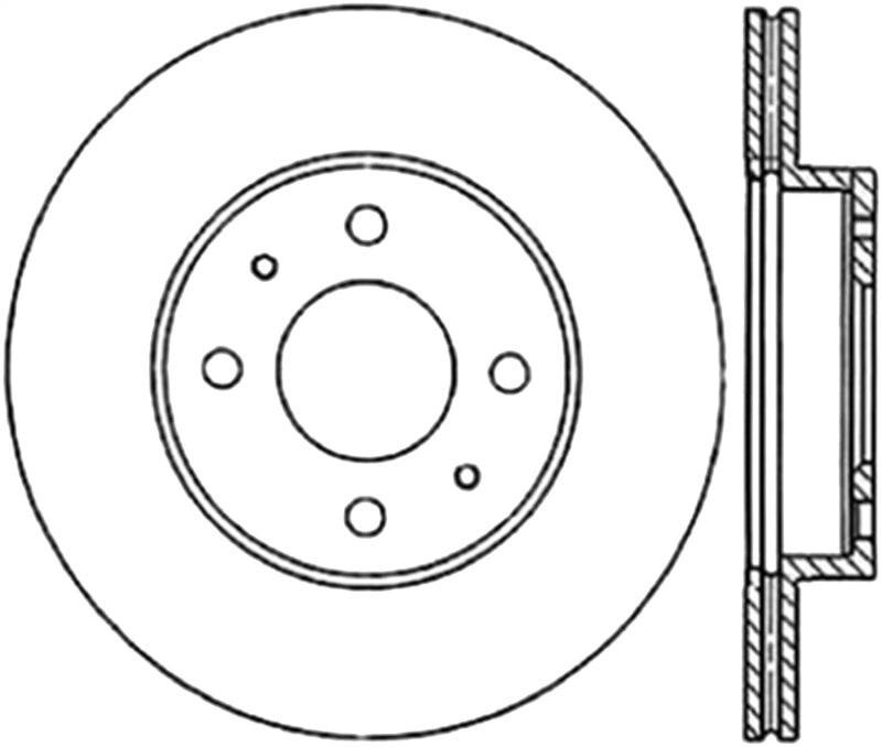 StopTech Slotted & Drilled Sport Brake Rotor