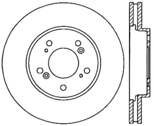 StopTech Slotted & Drilled Sport Brake Rotor