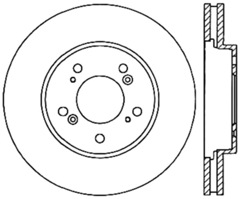 StopTech Slotted & Drilled Sport Brake Rotor