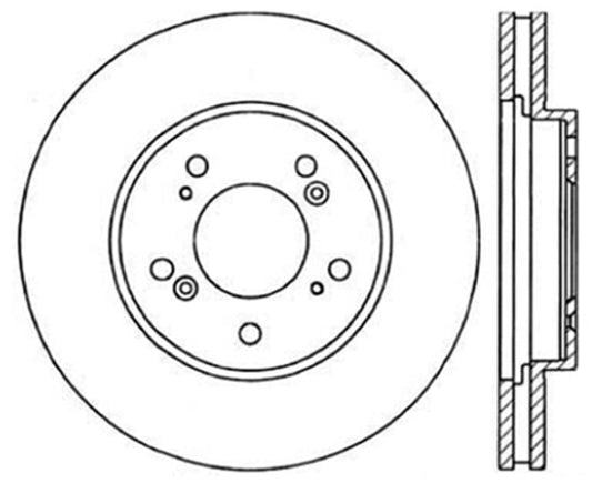 StopTech Slotted & Drilled Sport Brake Rotor