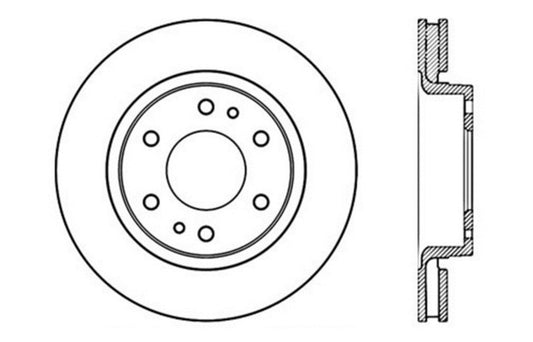 StopTech Slotted & Drilled Sport Brake Rotor