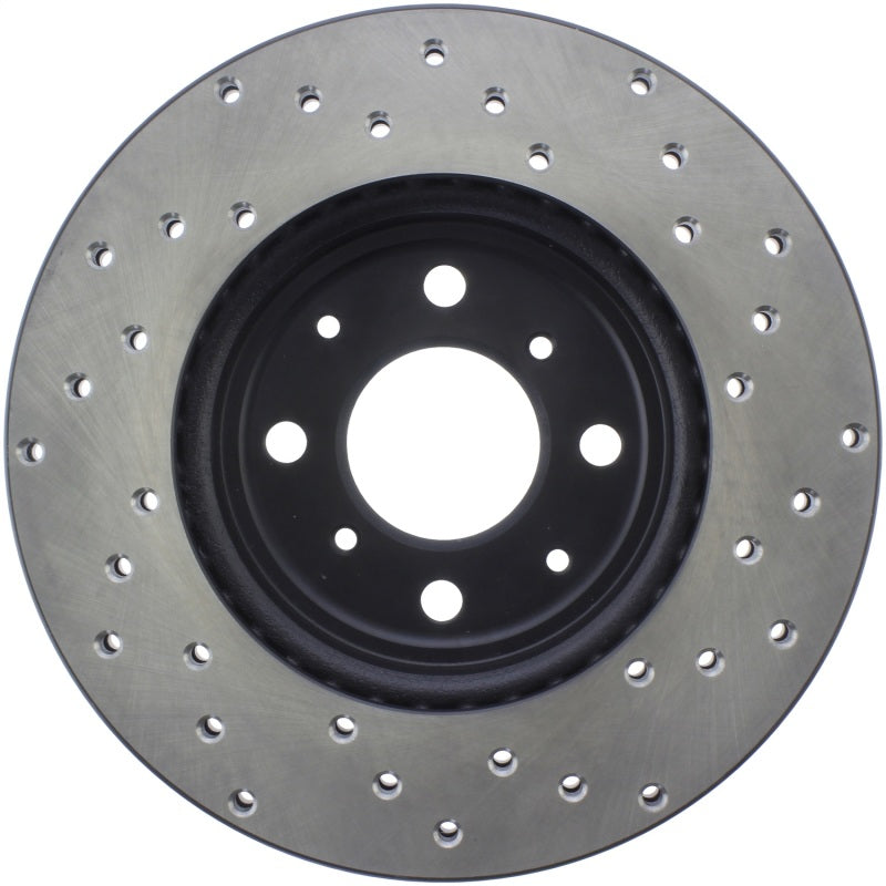 StopTech Sport Cross Drilled Brake Rotor - Rear Right