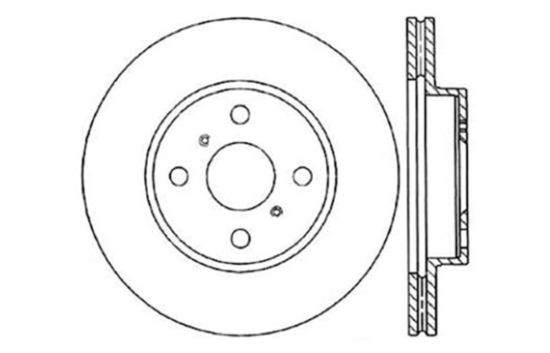 StopTech Slotted & Drilled Sport Brake Rotor