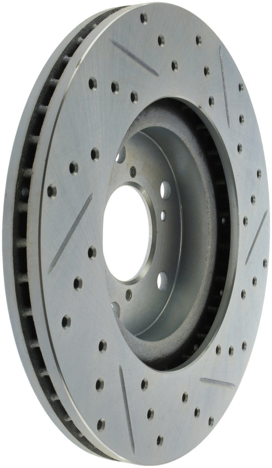 StopTech Select Sport 09-14 Acura TL Slotted & Drilled Front Right Rotor