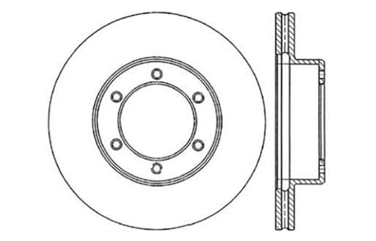 StopTech Slotted & Drilled Sport Brake Rotor