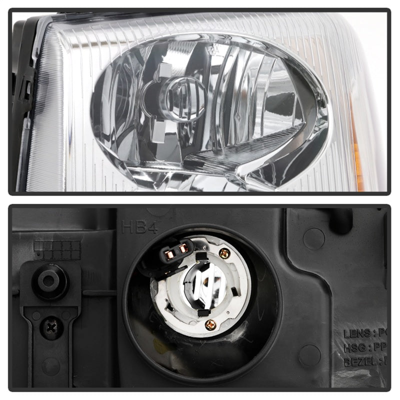 xTune 02-09 GMC Envoy Driver Side Headlight - OEM Left (HD-JH-GEN02-OE-L)