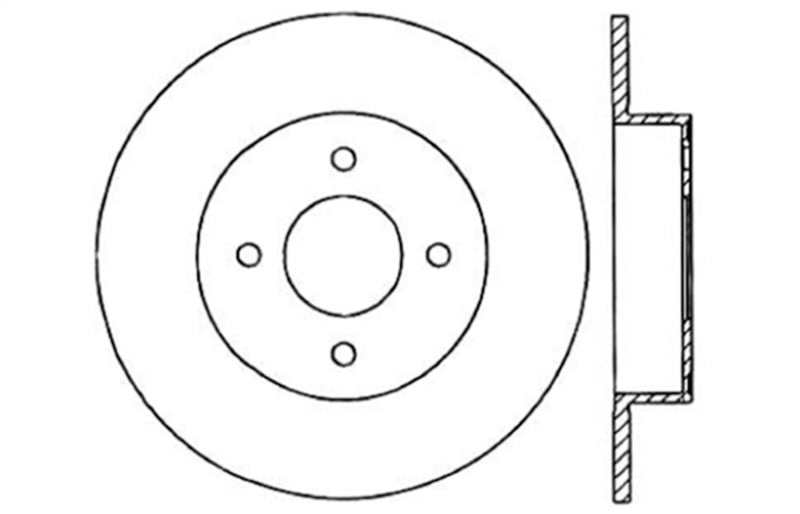 StopTech Slotted & Drilled Sport Brake Rotor