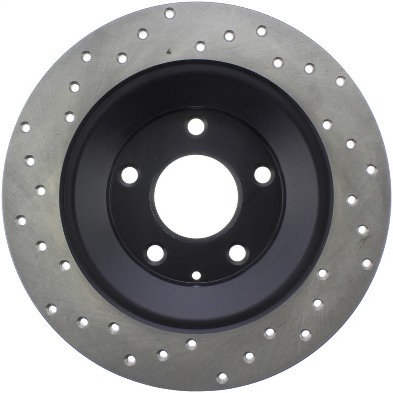 StopTech Sport Cross Drilled Brake Rotor - Rear Right