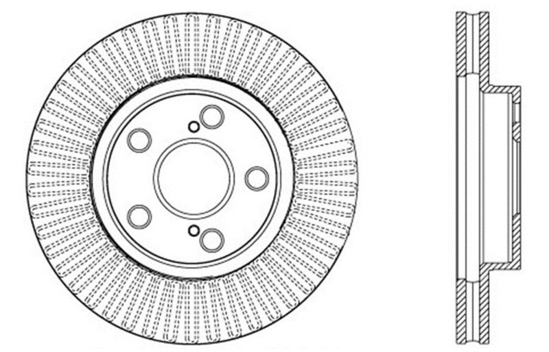 StopTech Slotted & Drilled Sport Brake Rotor