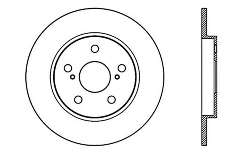 StopTech Slotted & Drilled Sport Brake Rotor