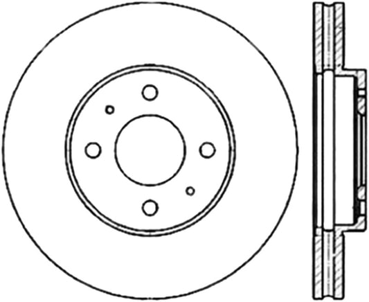 StopTech Slotted & Drilled Sport Brake Rotor