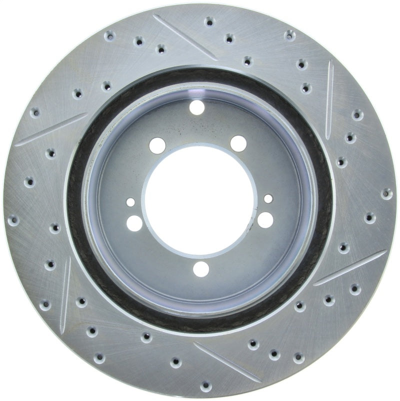 StopTech Select Sport Drilled & Slotted Rotor - Front Left