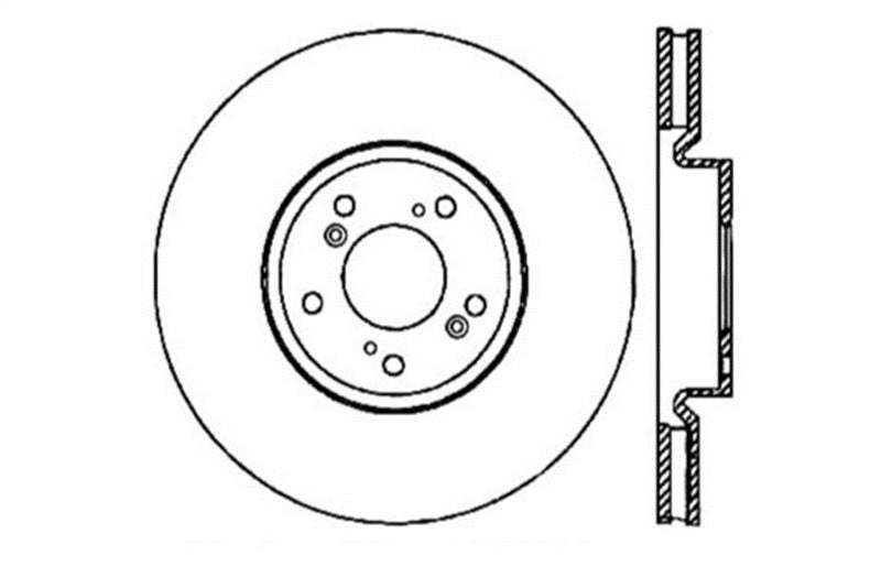 StopTech Slotted & Drilled Sport Brake Rotor