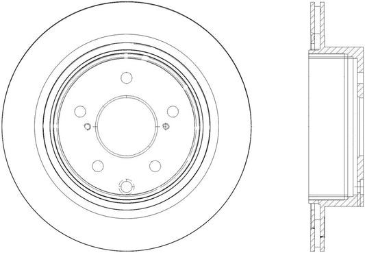 StopTech Slotted & Drilled Sport Brake Rotor