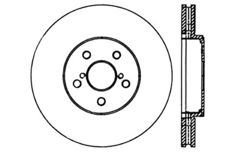 StopTech Slotted & Drilled Sport Brake Rotor