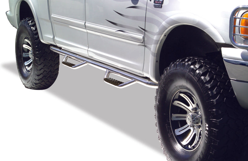 Go Rhino 04-08 Ford F-150 Dominator Classic D2 SideSteps - Cab Length - SS