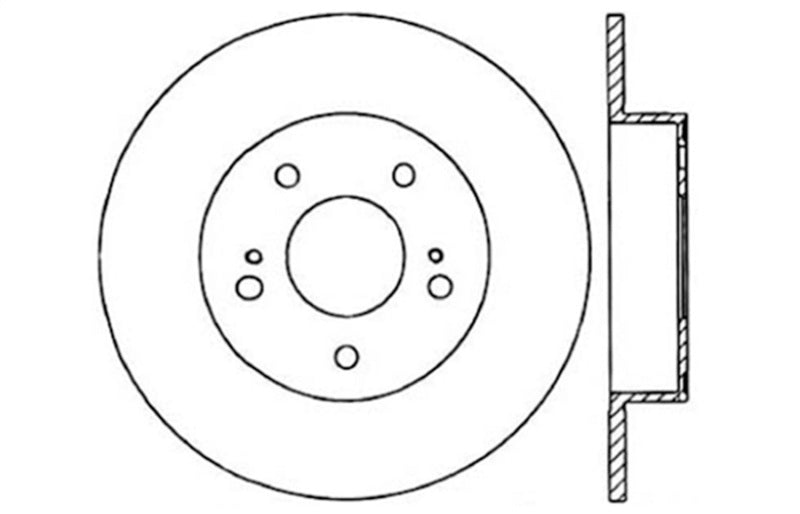 StopTech Slotted & Drilled Sport Brake Rotor