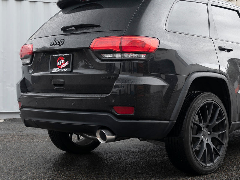 aFe Large Bore HD 3in 304 SS Cat-Back Exhaust w/ Polished Tips 14-19 Jeep Grand Cherokee V6-3.6L
