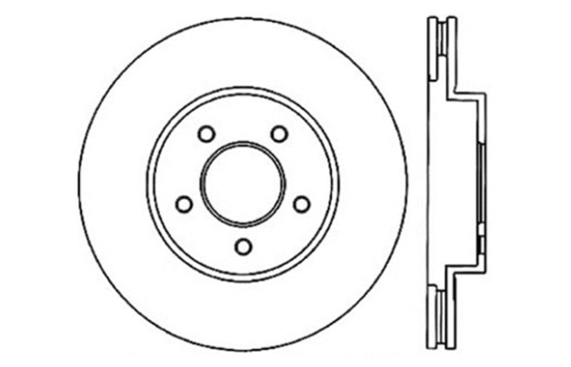 StopTech Slotted & Drilled Sport Brake Rotor