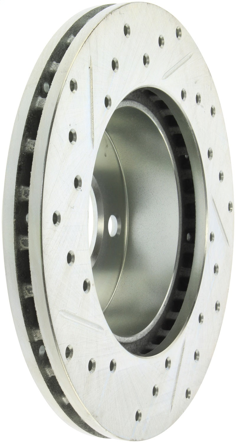 StopTech Select Sport 95-01 Ford Explorer / 98-02 Ranger 4WD Slotted and Drilled Left Front Rotor