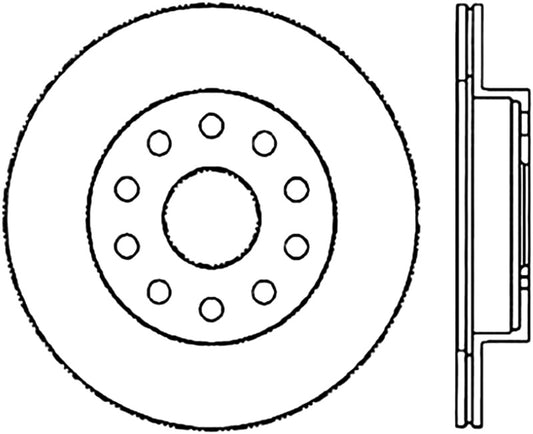 StopTech Slotted & Drilled Sport Brake Rotor