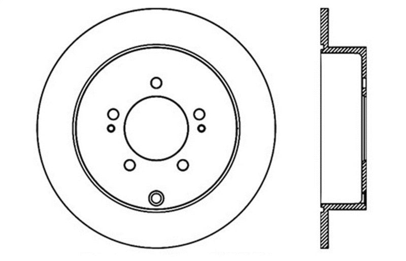 StopTech Slotted & Drilled Sport Brake Rotor