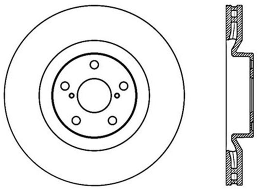 StopTech Slotted Sport Brake Rotor