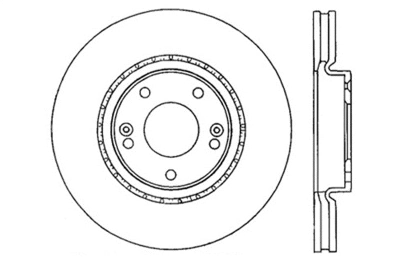 StopTech Slotted & Drilled Sport Brake Rotor