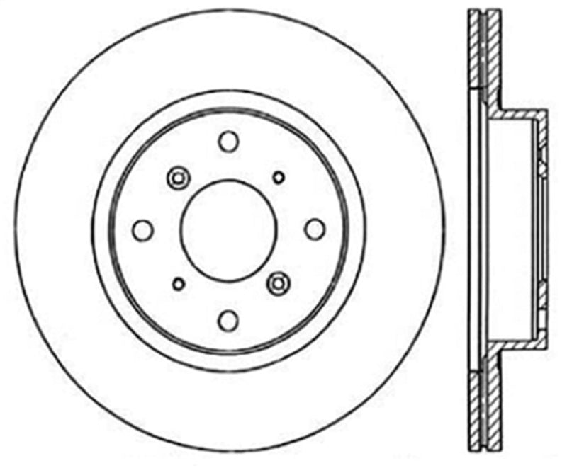 StopTech Slotted & Drilled Sport Brake Rotor