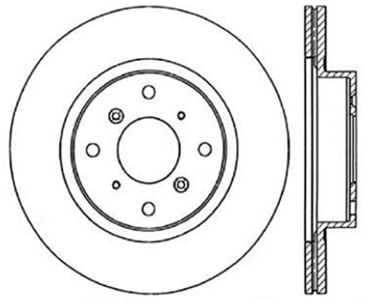 StopTech Slotted & Drilled Sport Brake Rotor