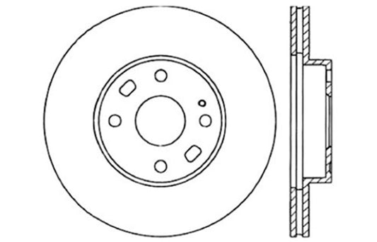 StopTech Slotted & Drilled Sport Brake Rotor