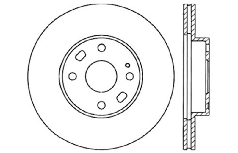 StopTech Slotted & Drilled Sport Brake Rotor