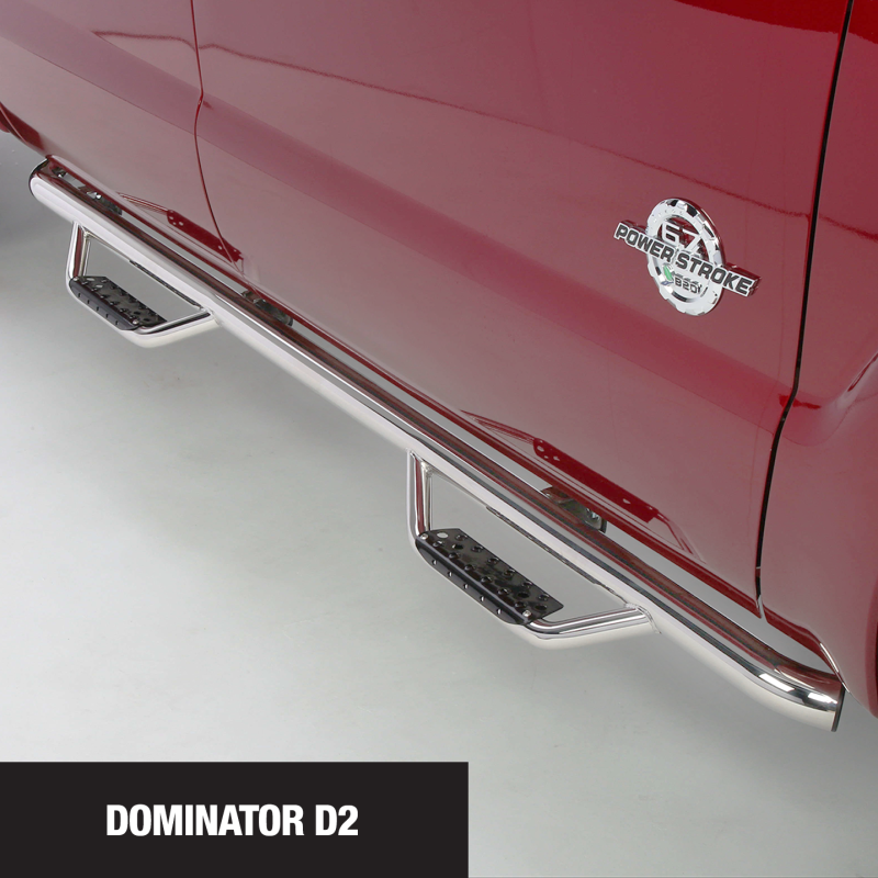 Go Rhino 15-20 Ford F-150 Dominator Classic D2 SideSteps - Cab Length - SS