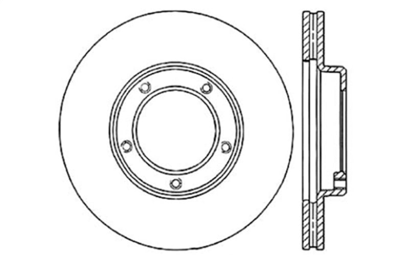 StopTech Slotted & Drilled Sport Brake Rotor