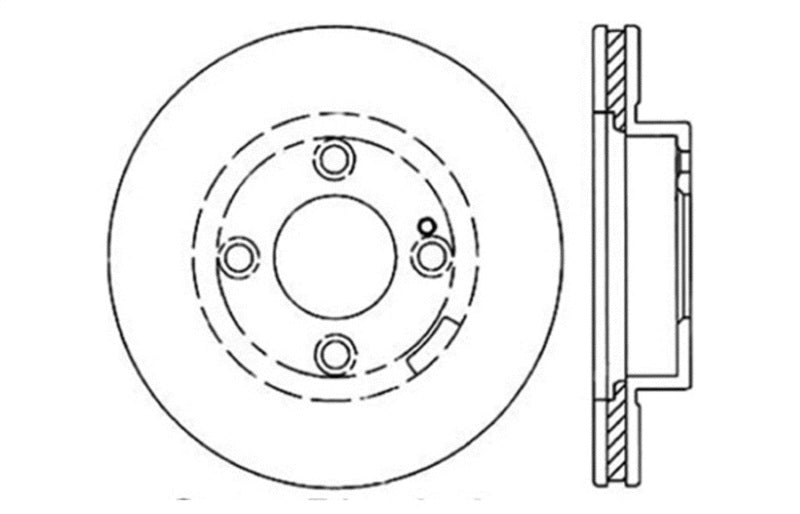 StopTech Slotted & Drilled Sport Brake Rotor