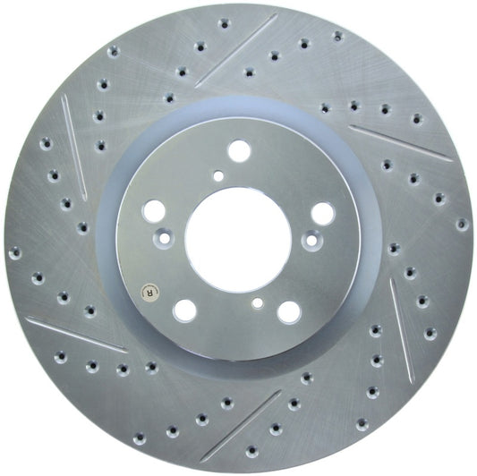 StopTech Select Sport 2007-2013 Acura MDX Drilled and Slotted Front Right Brake Rotor