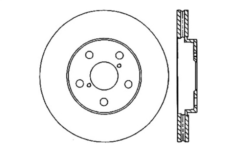 StopTech Slotted & Drilled Sport Brake Rotor