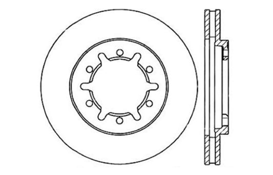 StopTech Slotted & Drilled Sport Brake Rotor